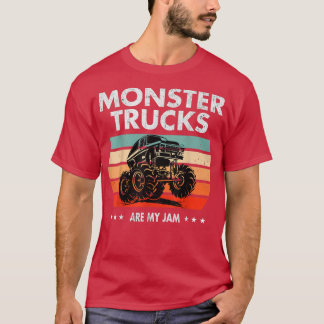 Camiseta O Caminhão Monstro Vintage É O Meu Pão Retro Sunse