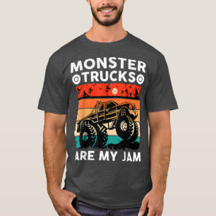 Camiseta O Caminhão Monstro Vintage É O Meu Pão Retro Sunse