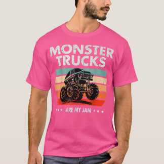 Camiseta O Caminhão Monstro Vintage É O Meu Pão Retro Sunse