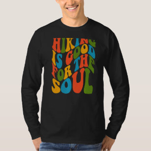 Camiseta O Caminho É Bom Para A Alma Pastel Wavy Text Boho