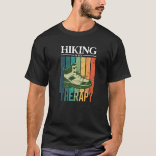 Camiseta O Caminho É O Meu Hiker Retro Terapêutico