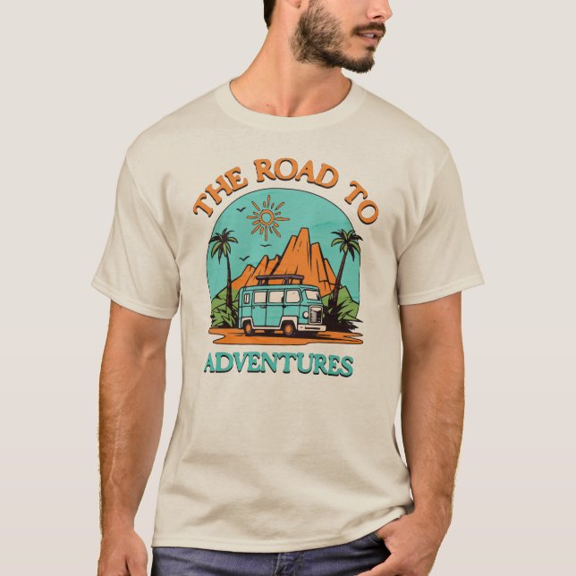 Camiseta O Caminho Para As Aventuras (Frente)