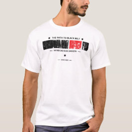 Camiseta O Caminho Para O Cinturão Negro Jiu Jitsu