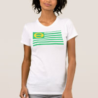 O Camisole das senhoras da bandeira da ecologia