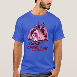 Camiseta O Camping É Minha Namorada garota