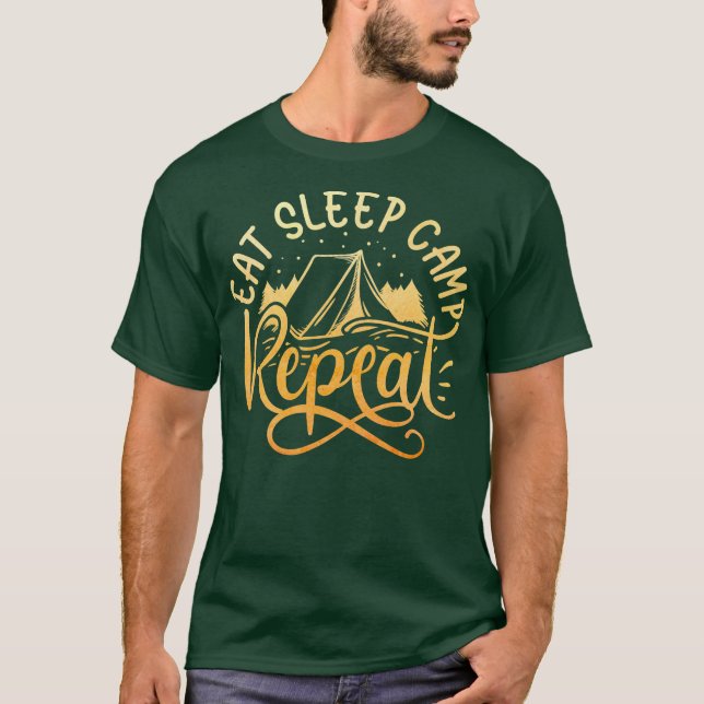 Camiseta O Camping Lover T-Shirt (Frente)