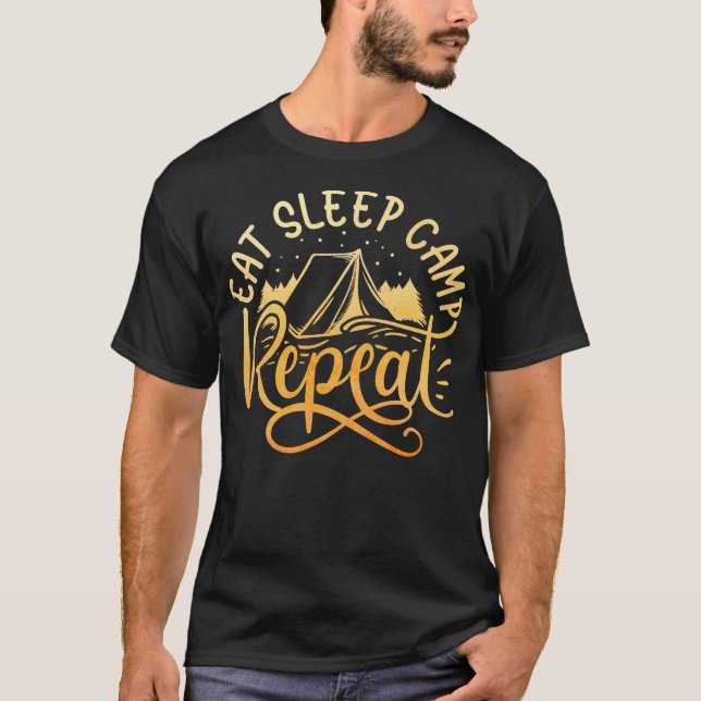 Camiseta O Camping Lover T-Shirt (Frente)