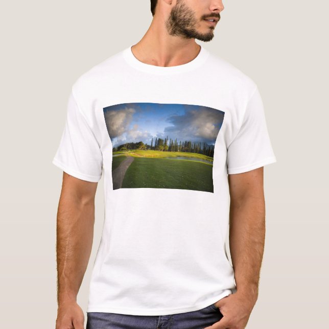 Camiseta O campo de golfe Makai em Princeville (Frente)