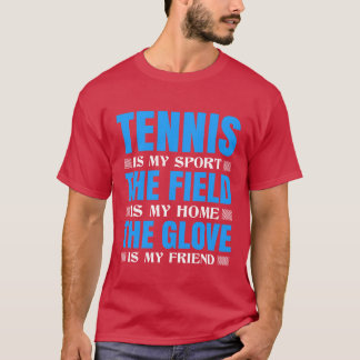 CAMISETA O CAMPO É A MINHA CASA, A LUVA NO MEU AMIGO ESPORT