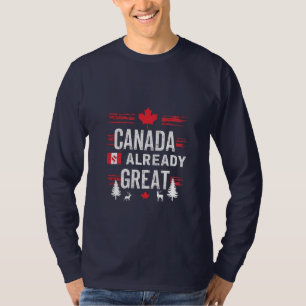 Camiseta O Canadá já é excelente Anti-Trump do MAGA