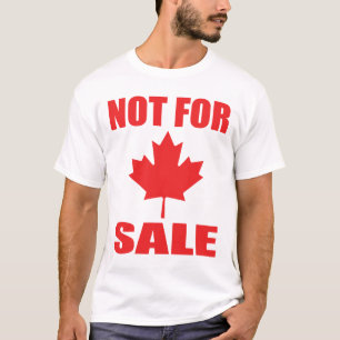 Camiseta O Canadá NÃO é para venda