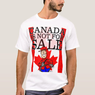 Camiseta O Canadá Não É Para Venda