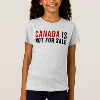 Camiseta O Canadá Não É Para Venda