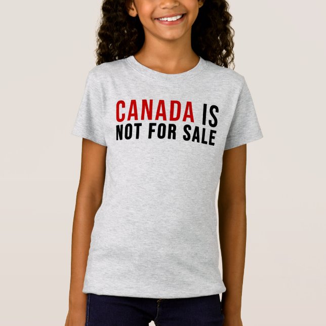 Camiseta O Canadá Não É Para Venda (Frente)