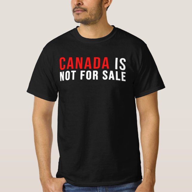 Camiseta O Canadá Não É Para Venda (Frente)