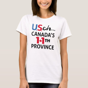 Camiseta O CANADÁ não é para venda da liberdade da provínci
