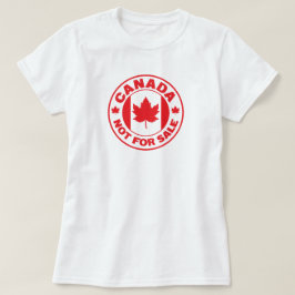 Camiseta O Canadá Não Está À Venda