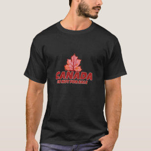 Camiseta O Canadá não está à Venda Arte Orgulhosa Bandeira
