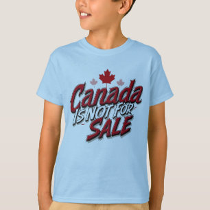 Camiseta O Canadá Não Está À Venda - Defenda a Soberania