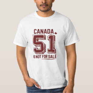 Camiseta O Canadá não está à venda Fique forte - Anti Trump
