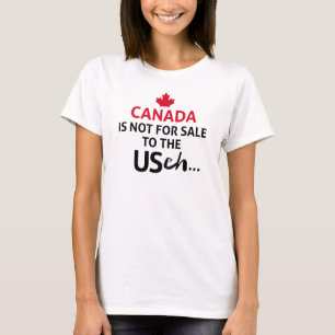 Camiseta O CANADÁ não está à venda para os EUA, hein Engraç