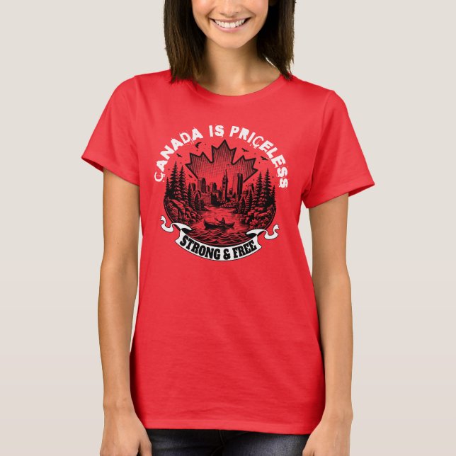 Camiseta O Canadá não tem preço de venda (Frente)