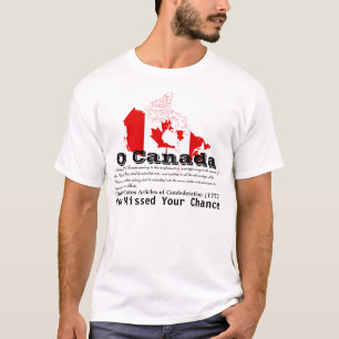 Camiseta O Canadá, você faltou sua possibilidade