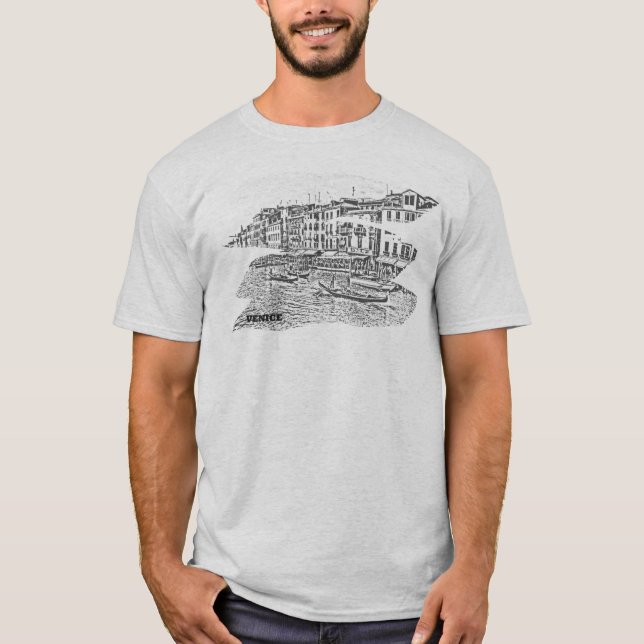 Camiseta O canal grande de Veneza (Frente)