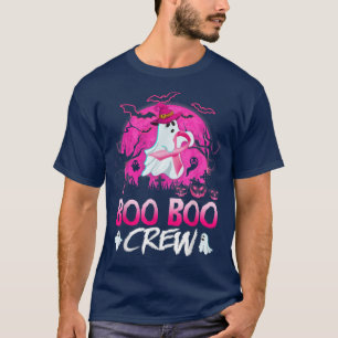 Camiseta O Cancer A da fita rosa do Boo Crew Halloween