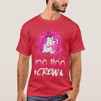 Camiseta O Cancer A da fita rosa do Boo Crew Halloween
