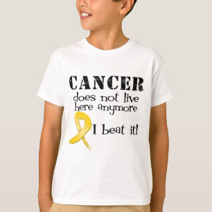 Camiseta O cancer da infância não vive aqui Anymore