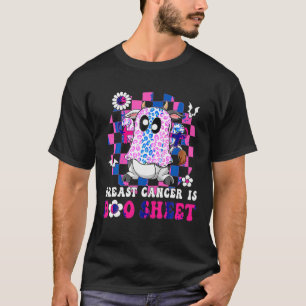 Camiseta O Cancer Da Mama De Groovy É Vaca De Halloween Fu