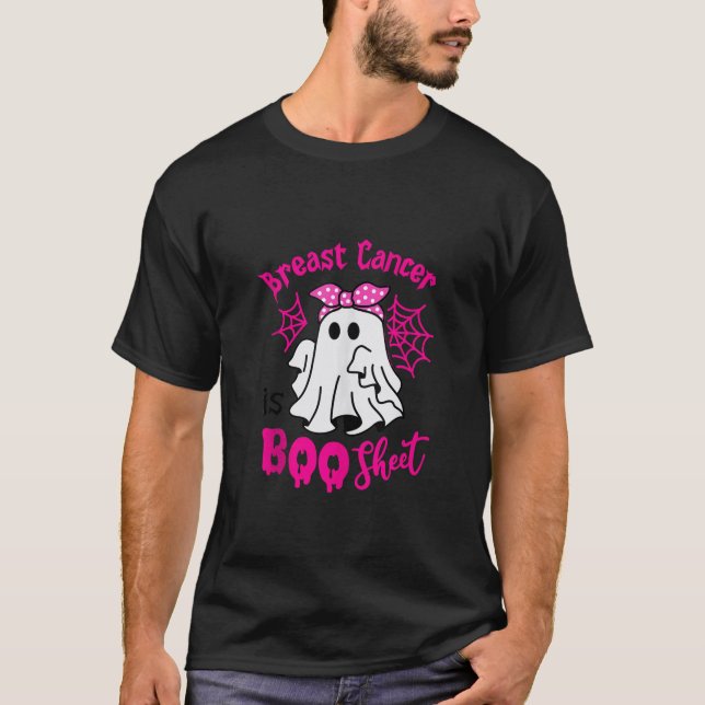 Camiseta O Cancer da Mama é o guerreiro de Cancer da Mama d (Frente)