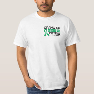 Camiseta O câncer de figado que dá acima não é uma opç
