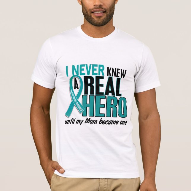 Camiseta O câncer de ovário NUNCA CONHECEU uma mamã do (Frente)