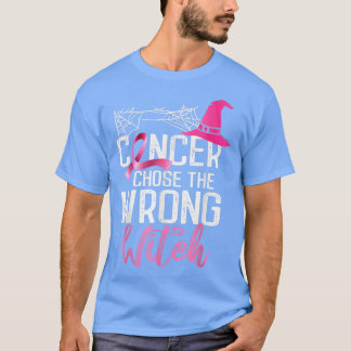 Camiseta O Cancer Escolheu A Bruxa Errada Halloween 322