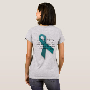 Camiseta O cancer muda-nos T do inspiriational