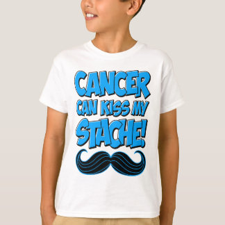 Camiseta O cancer pode beijar meu Stache!