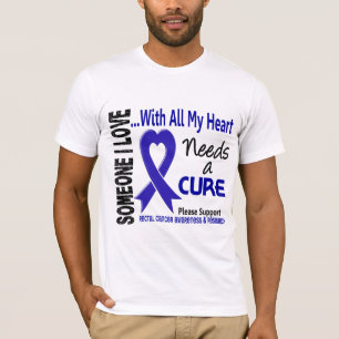 Camiseta O cancer retal precisa uma cura 3