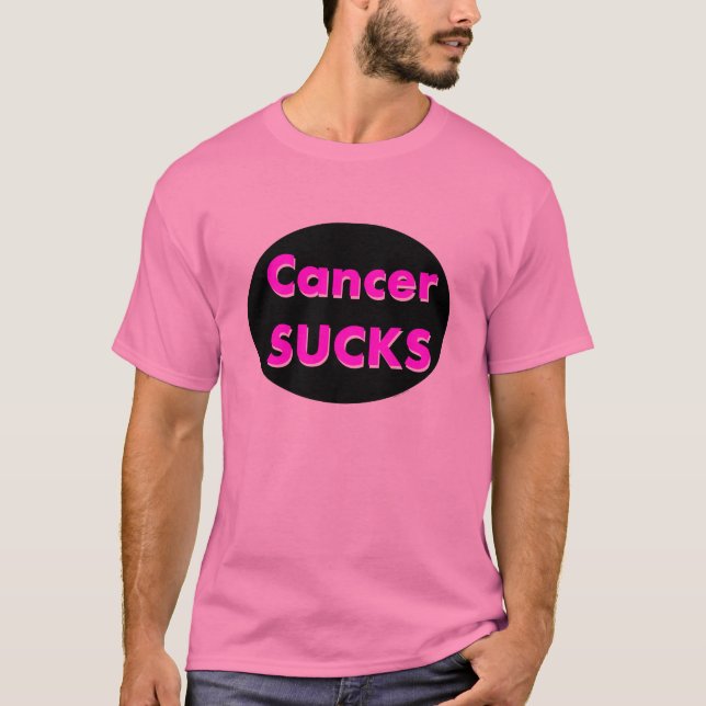 Camiseta o cancer suga (Frente)