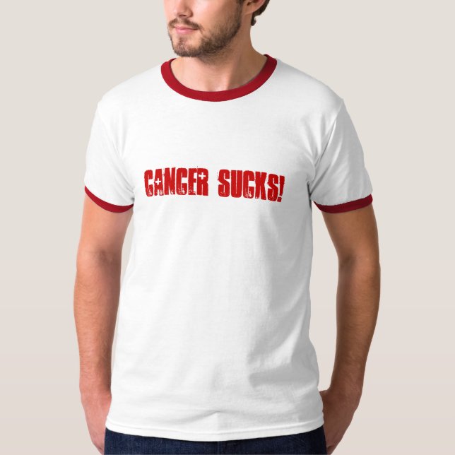 Camiseta O cancer suga! (Frente)
