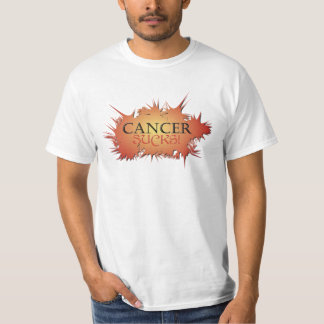 Camiseta O cancer suga o T gráfico
