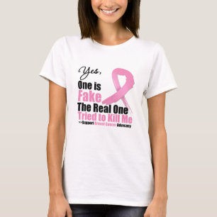 Camiseta O Cancer Um é Falso