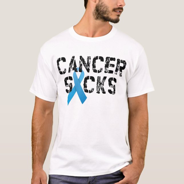 Camiseta O cancro do cólon suga (Frente)