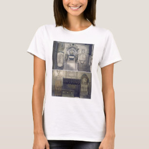 Camiseta O canto dos poetas, placa F da "abadia de