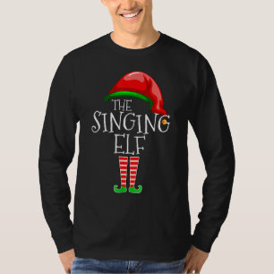 Camiseta O Cantor Elf Singer Group Matching Family Chris