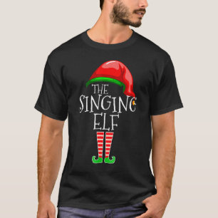 Camiseta O Cantor Elf Singer Group Matching Family Chris