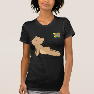 Camiseta O cão ascendente/persegue para baixo o T