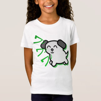 Camiseta o cão bonito do estilo do anime caçoa o t-shirt -