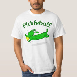 Camiseta O cão do Pickleball dos homens conserva o t-shirt